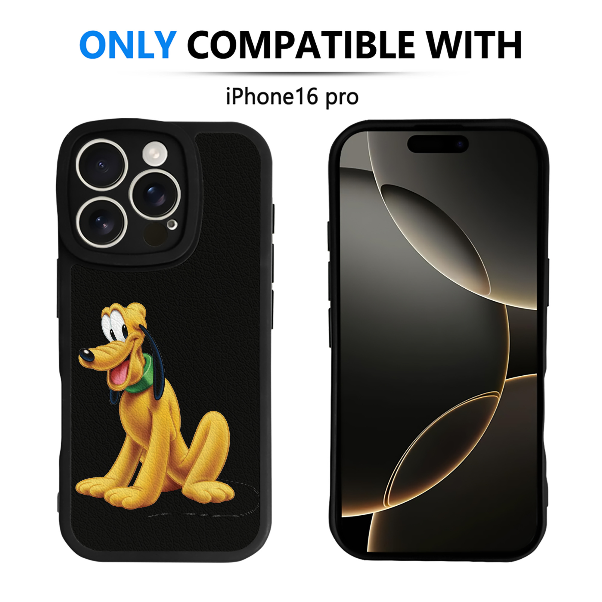 （画像用） ミッキーマウス Mickey Mouse 【iPhone 16シリーズ対応】シリコンスマホケース（レザー調） 材質：シリコン